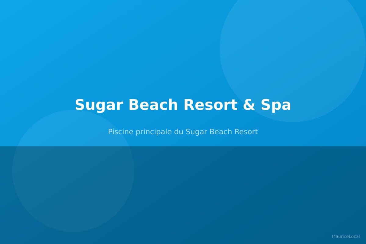 Piscine principale du Sugar Beach Resort