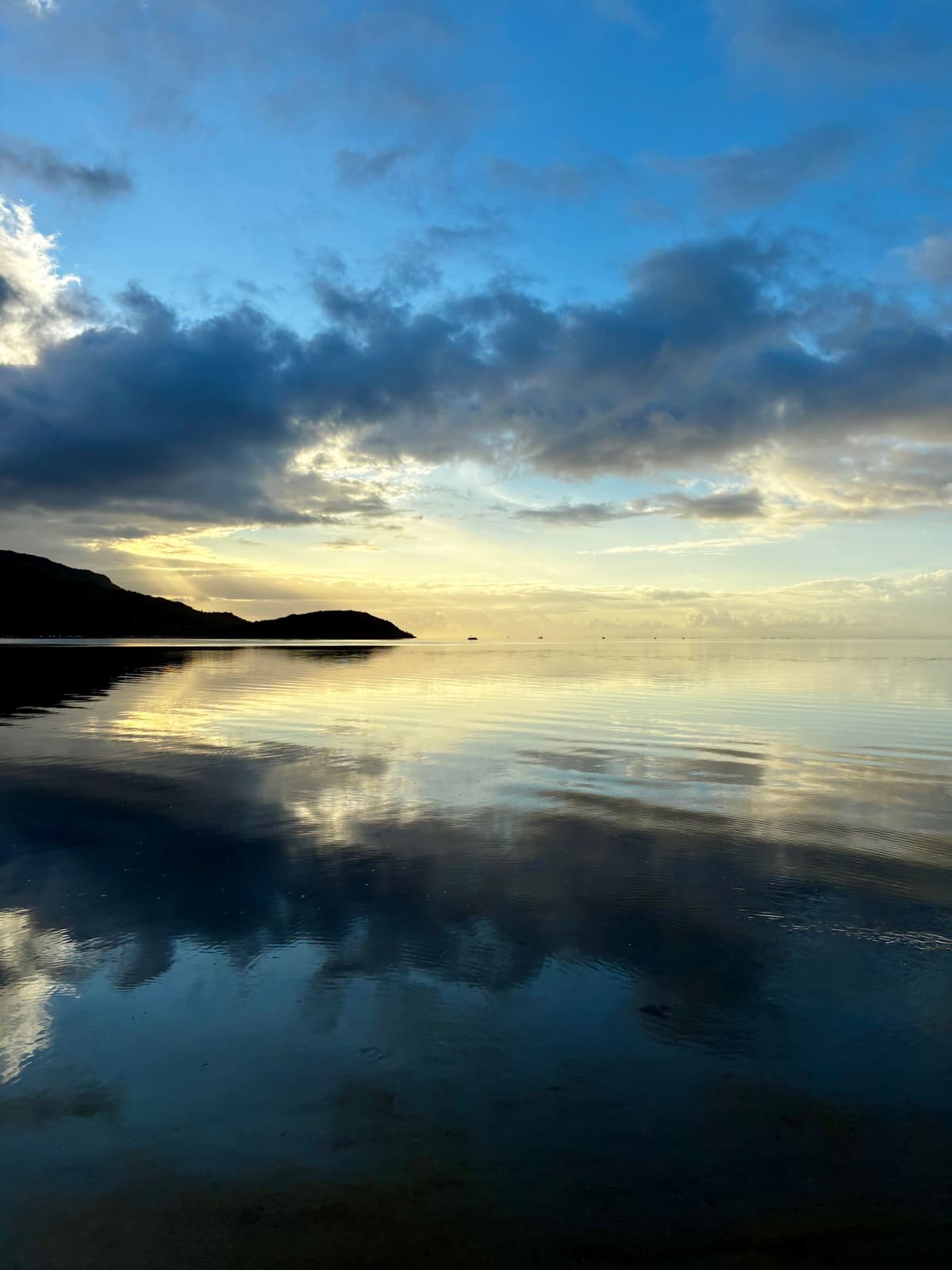 Vue panoramique de la plage de Flic-en-Flac