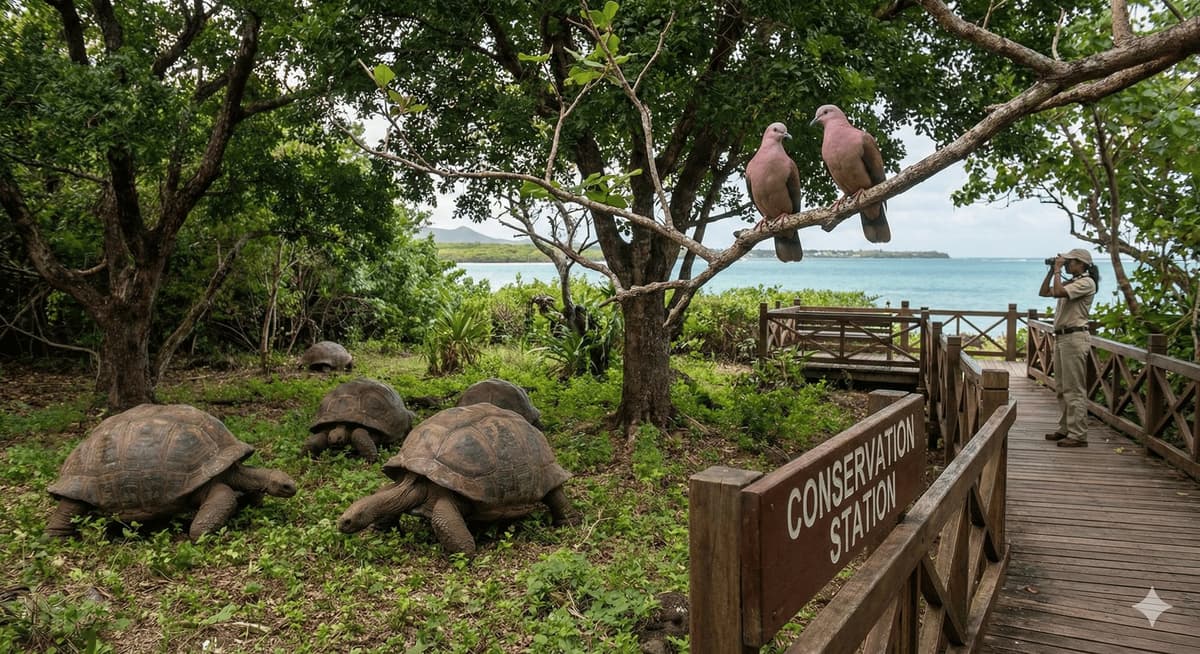 Forêt endémique Île aux Aigrettes