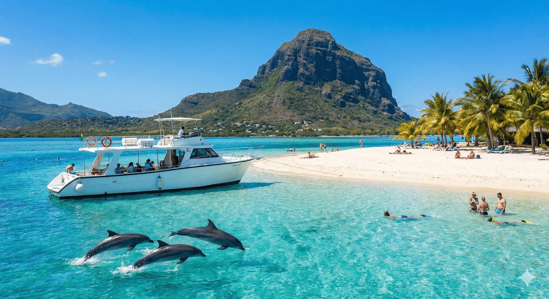 Plage déserte Île aux Bénitiers Maurice
