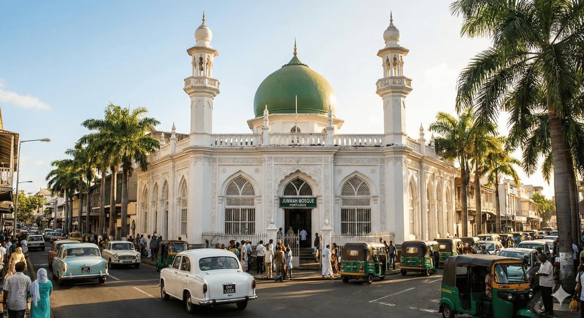 Mosquée Jummah, plus belle mosquée de Maurice