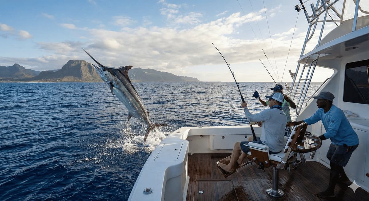 Pêche sportive au gros Black River Maurice