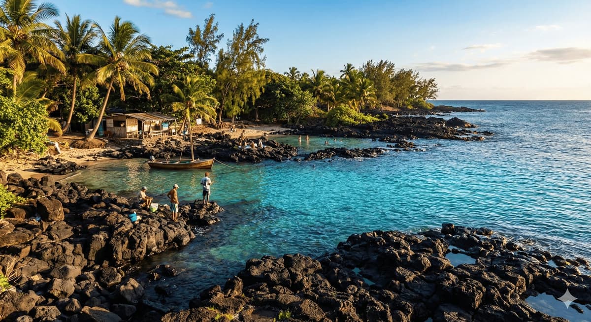 Village pêcheurs Roches Noires