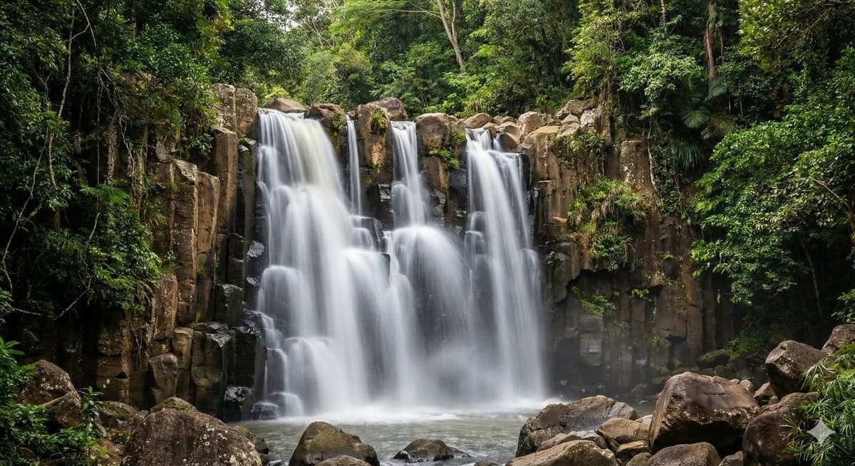 Cascade de Rochester Falls à Maurice