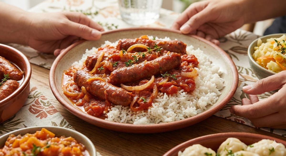 Rougaille saucisses traditionnelle