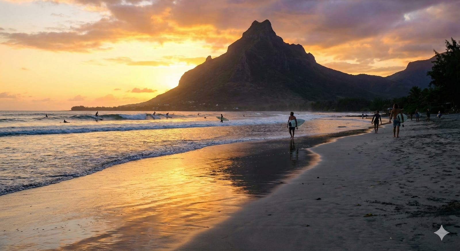 Plage de Belle Mare côte est Maurice