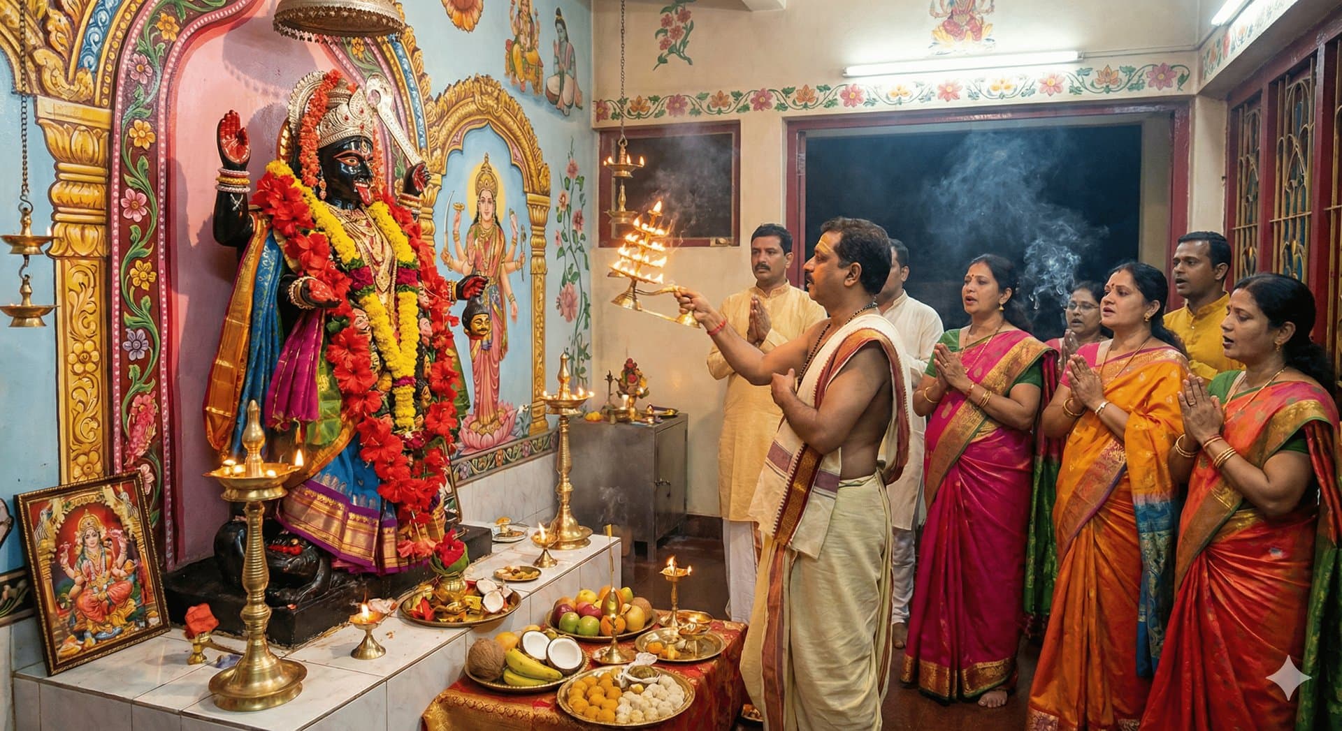 Statue déesse Kali Quatre Bornes